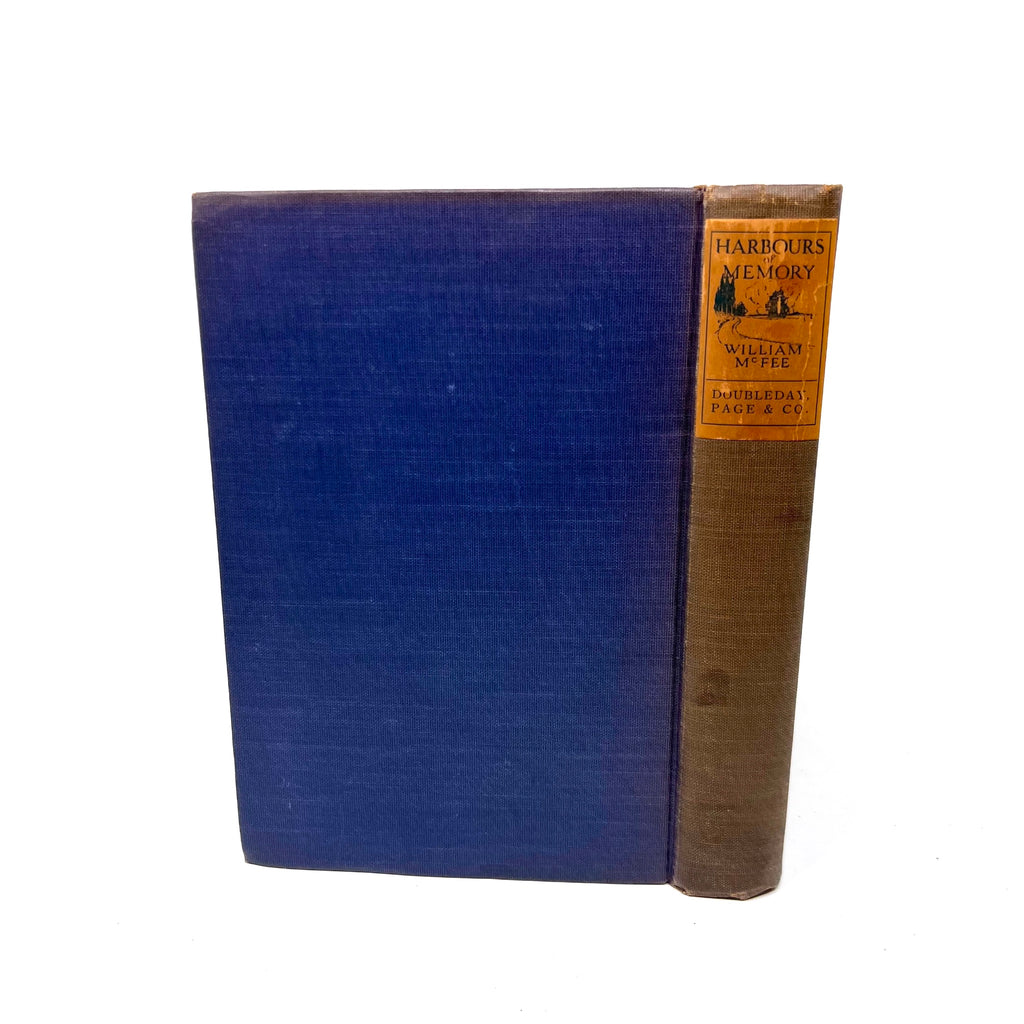 1921 Harbours OF Memory By William McFee Signed