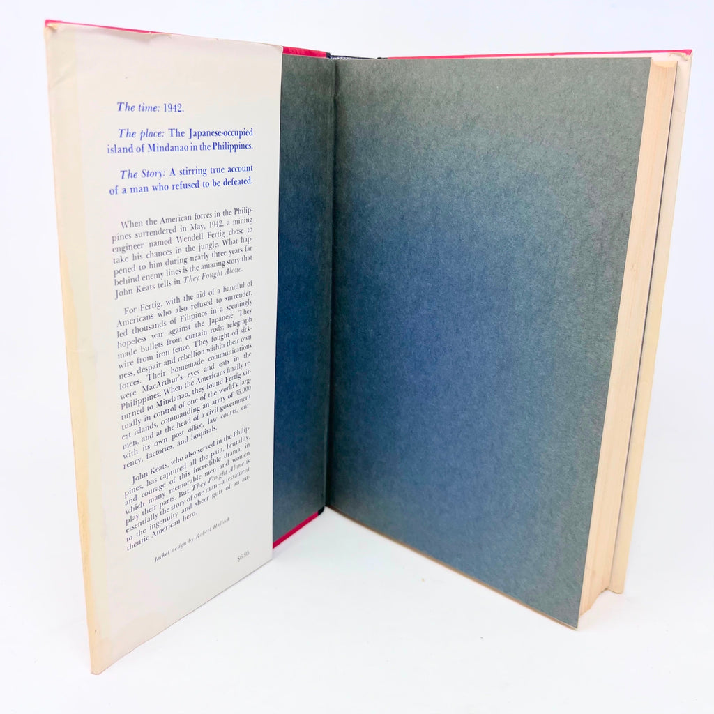 1963 They Fought Alone: A True Story of a Modern American Hero By John Keats