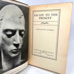 1937 Escape To The Present By Johannes Streel Stained Cover