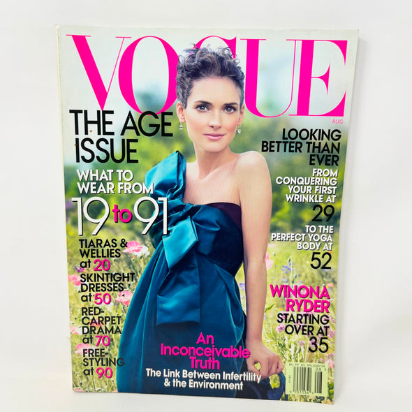 Vogue Magazine (USA) August 2007 *The Age Issue - What to Wear from 19 to 91