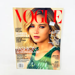 Vogue Magazine December 2015 Jennifer Lawrence Cover
