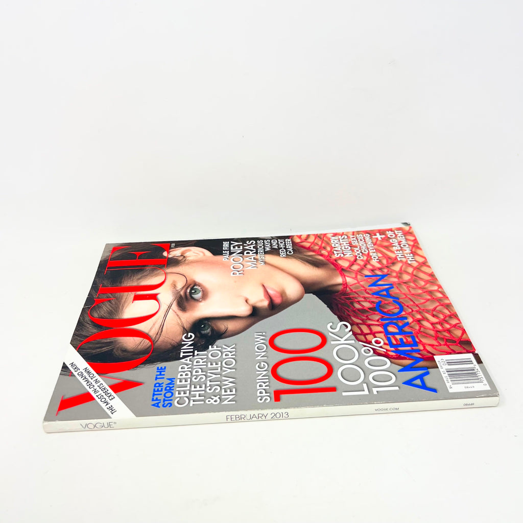 Vogue Magazine February 2013 Pale Fire Rooney Mara Cover No Label