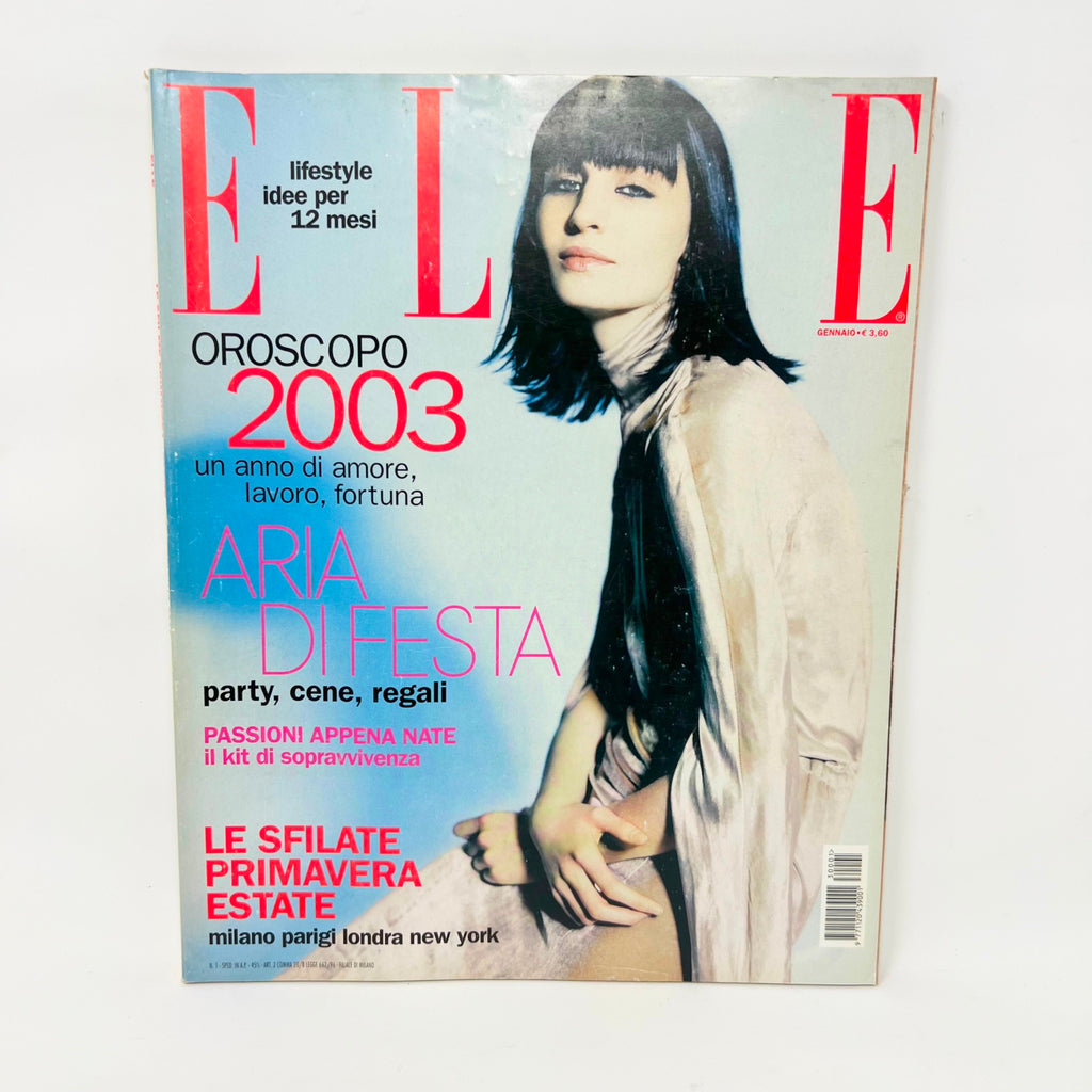 ELLE Magazine Italia January 2003 Aurelie Claudel