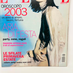 ELLE Magazine Italia January 2003 Aurelie Claudel