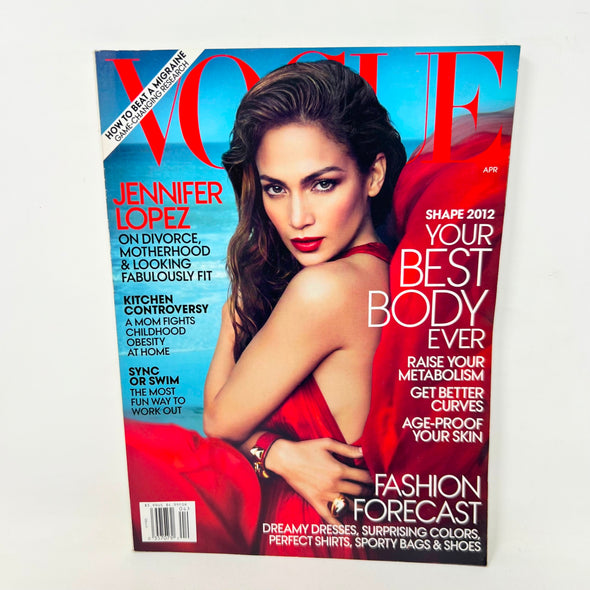 Vogue Magazine April 2012 J. Lo Jennifer Lopez