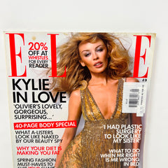 ELLE UK Magazine Kylie Minogue May 2004 Vintage British Fashion