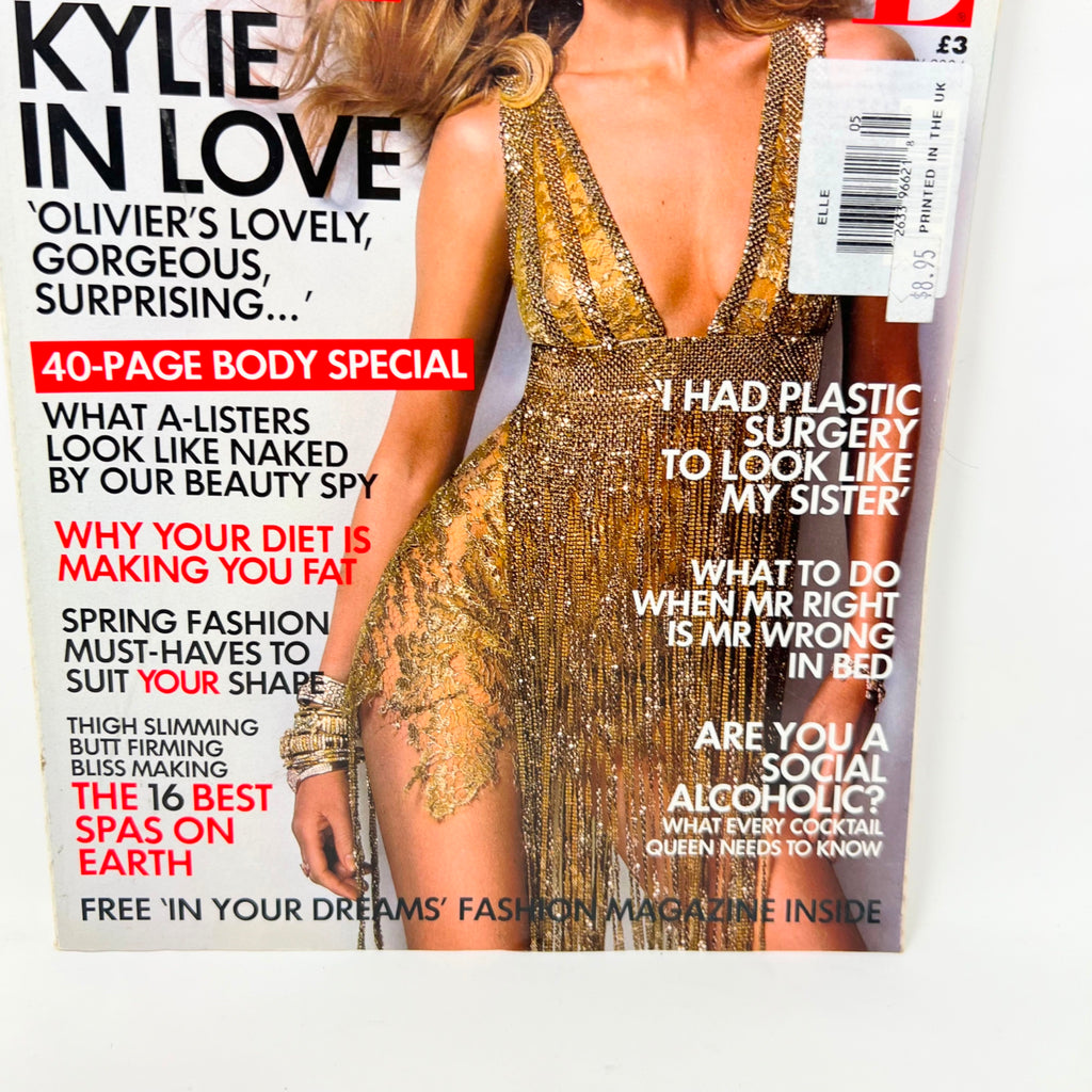 ELLE UK Magazine Kylie Minogue May 2004 Vintage British Fashion