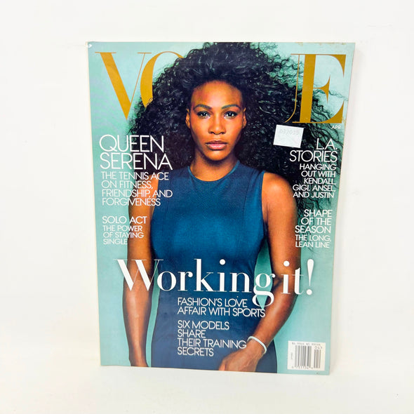 Vogue Magazine April 2015 Serena Williams Cover