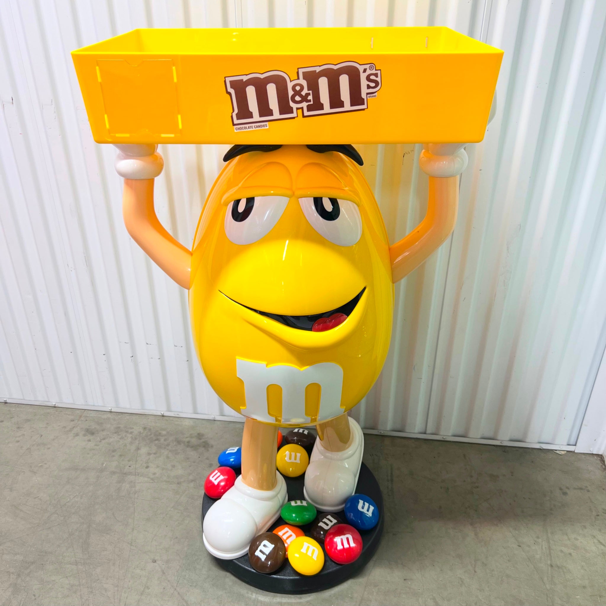 m&m's ディスプレイ　イエロー 楽天市場】M&M's エムアンドエムズ イエロー 店舗ディスプレイ ビッグ