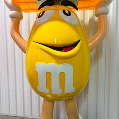 M&M's Yellow Character Display Statue Figure