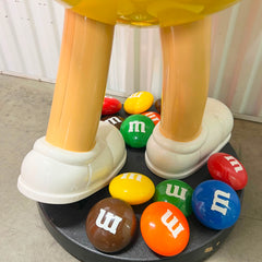M&M's Yellow Character Display Statue Figure