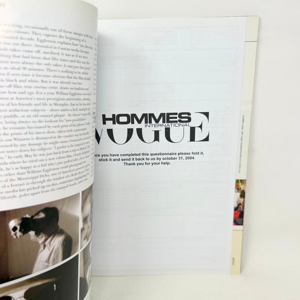 Hommes international Vogue Utopia 16 Fall Winter 04-05