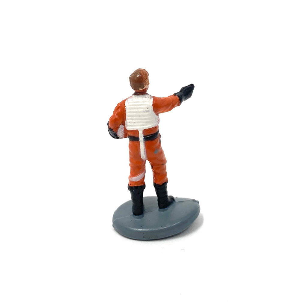 Star Wars Micro Machines 1'' Rebel Pilot Holding Helmet Miniature Figure