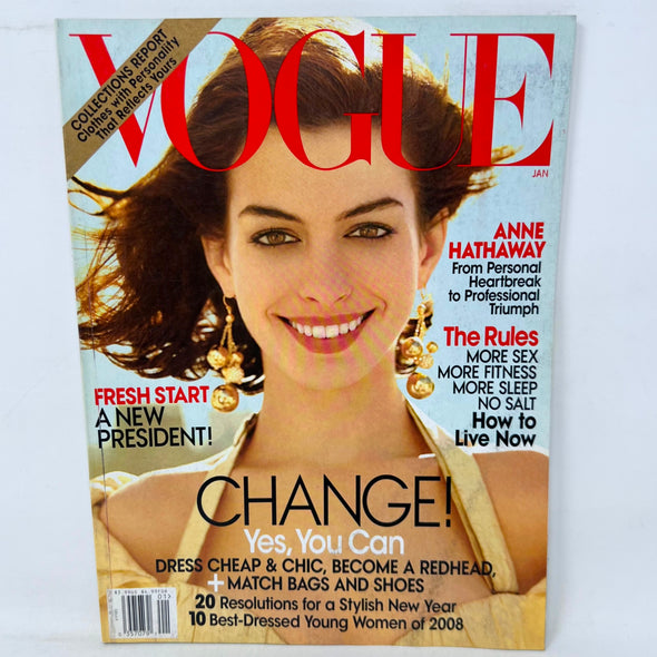 Vogue Magazine January 2009 US Edition Anne Hathaway