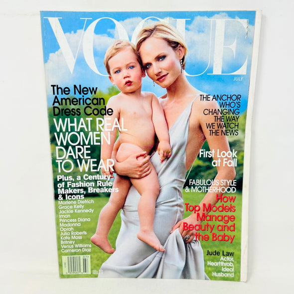 VOGUE Magazine US July 2002 AMBER VALLETTA Cover