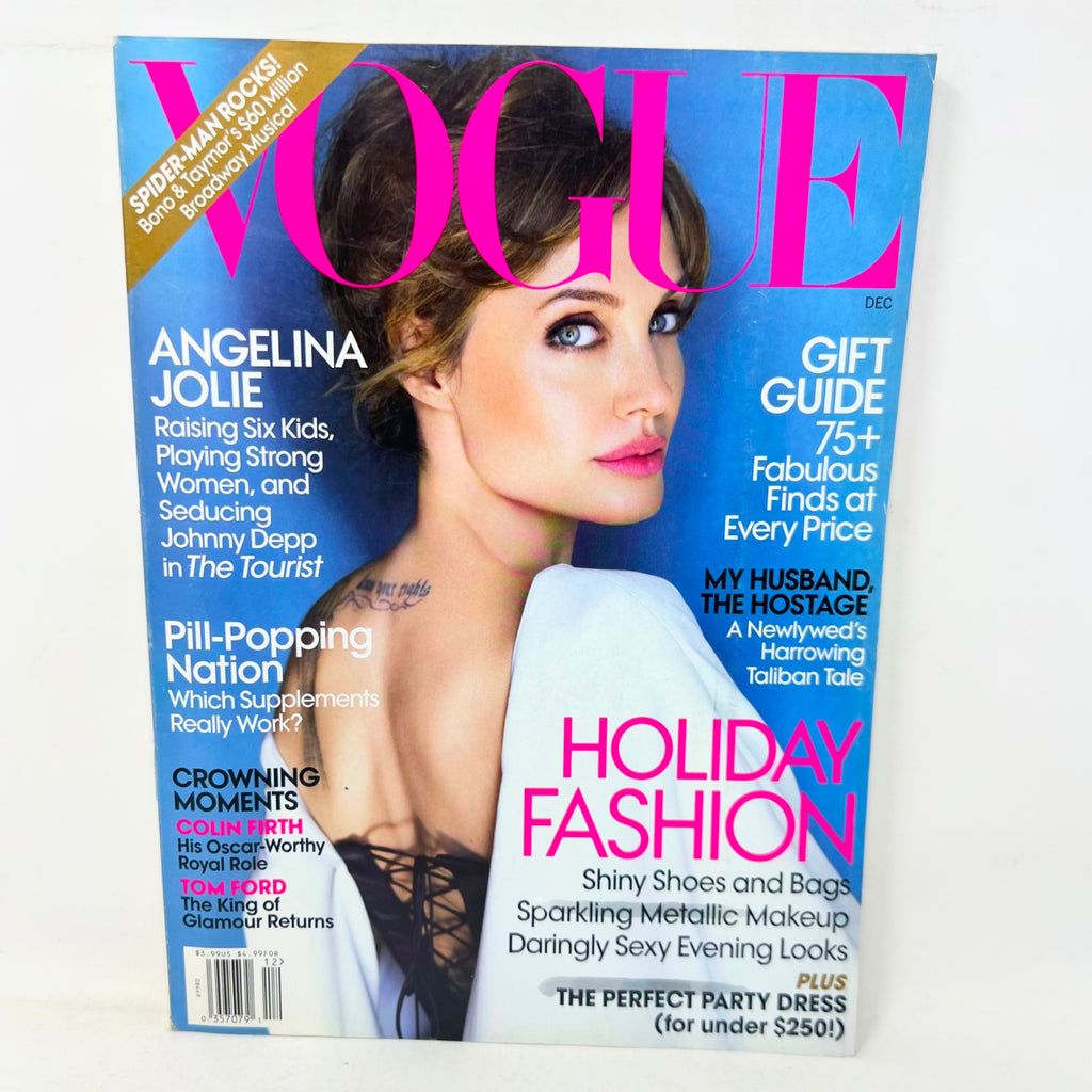 Vogue December 2010 Angelina Jolie Holiday Fashion