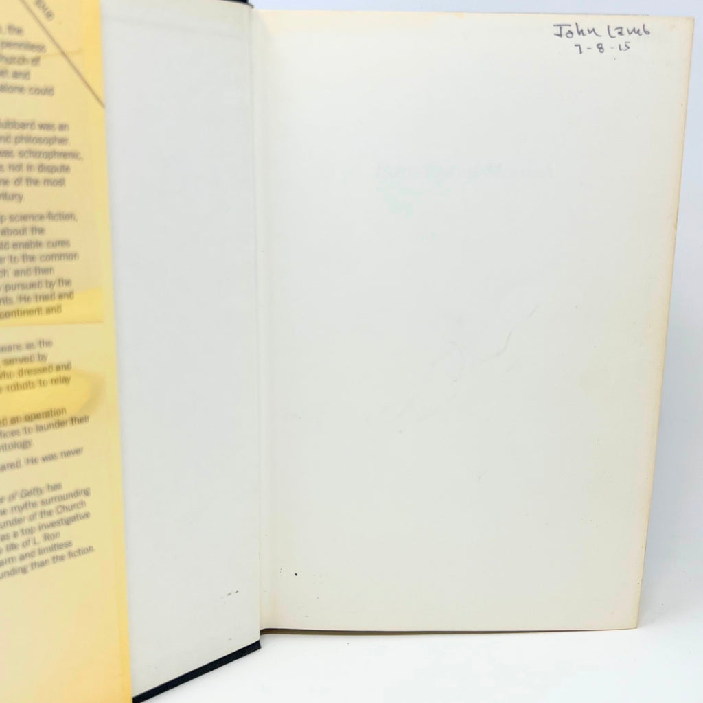 1987 Bare-Faced Messiah The True Story Of L. Ron Hubbard By Russell Miller
