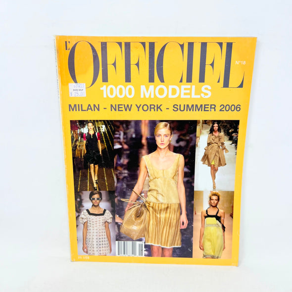 L'Officiel Magazine No.18 100 Models Milan New York Summer 2006