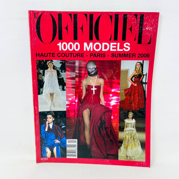 L'Officiel Magazine No.21 100 Models Haute Couture Pairs Summer 2006