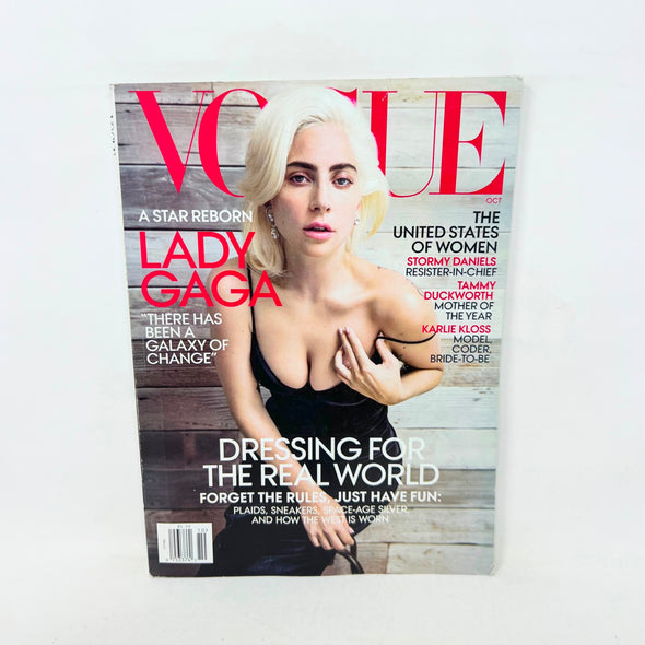 Vogue Magazine October 2018 Lady Gaga Dressing for the Real World