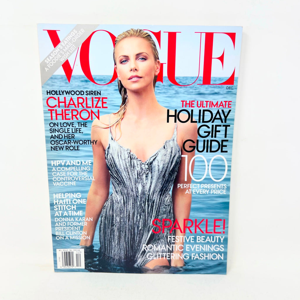 Vogue Magazine December 2011 Charlize Theron Bill Clinton Haiti Karlie Kloss