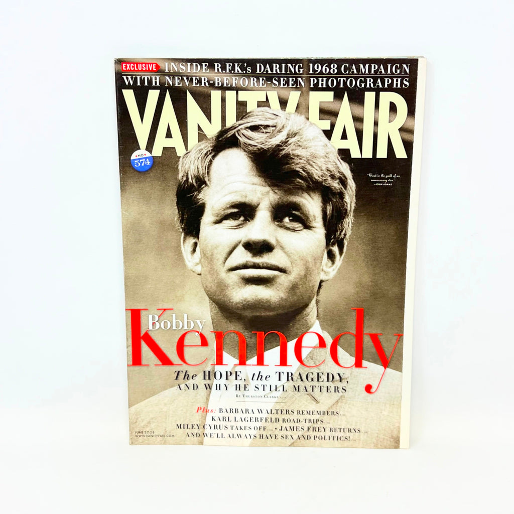 Vanity Fair magazine June 2008 story on Bobby Kennedy