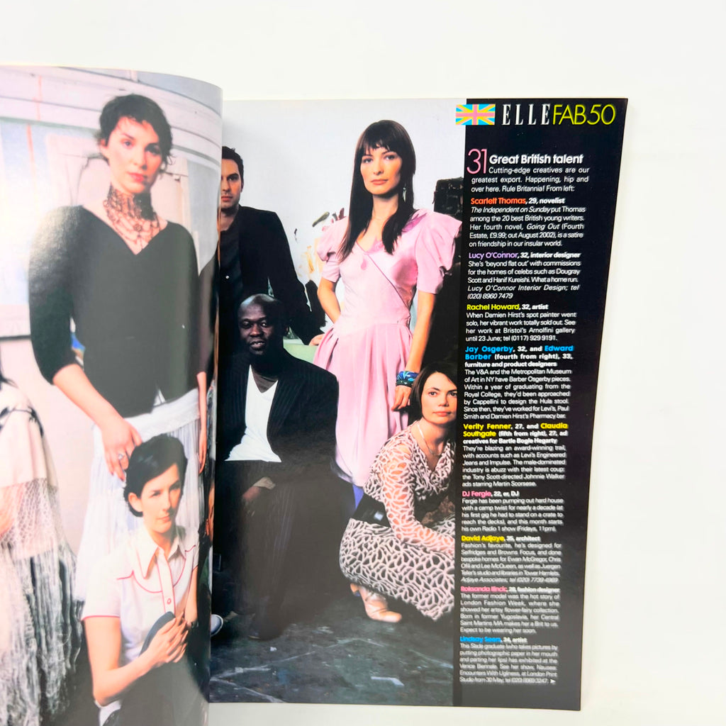 Elle UK Fashion Magazine June 2002 Catherine Zeta Jones