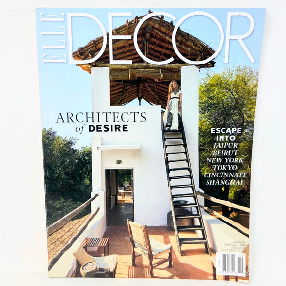 ELLE DECOR JANUARY/FEBRUARY 2018  "FROM THE SAME CLOTH"