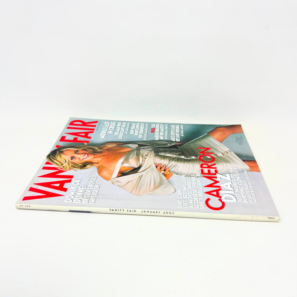 Vanity Fair Magazine January 2003 Cameron Diaz Cover
