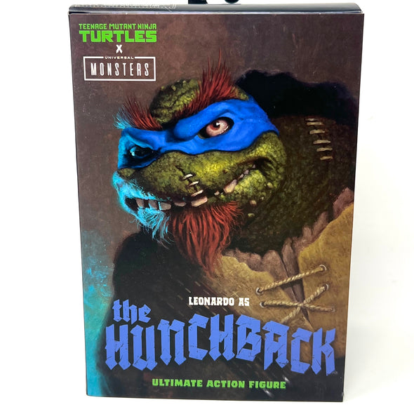 NECA Teenage Mutant Ninja Turtles X Monsters Leonardo As The Hunchback Figure