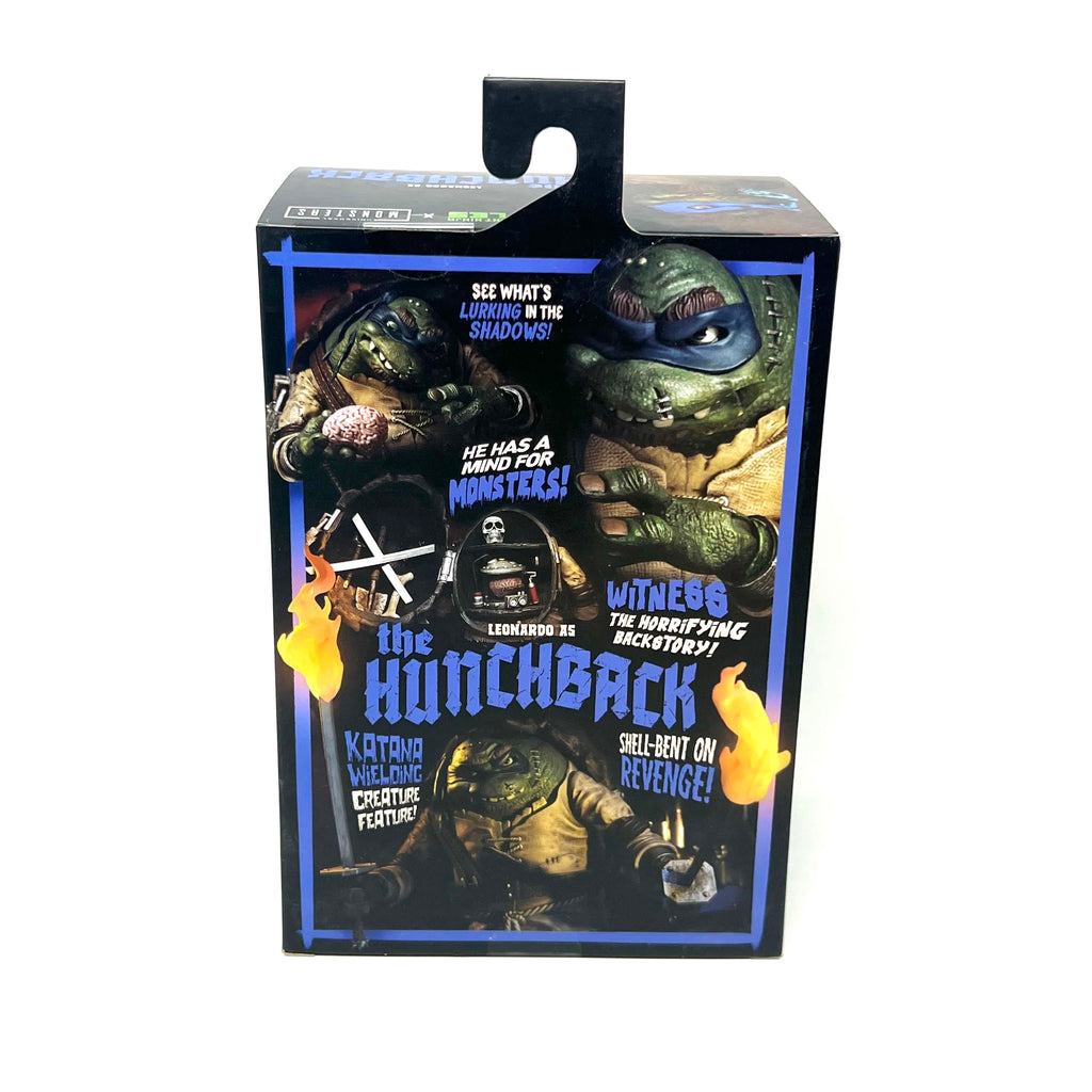 NECA Teenage Mutant Ninja Turtles X Monsters Leonardo As The Hunchback Figure