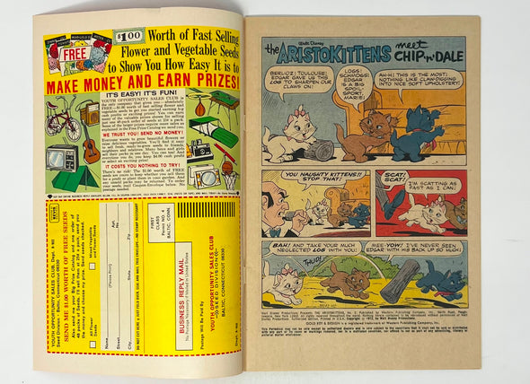 Gold Key Walt Disney Productions The Aristokittens Chip N Dale Dumbo and Scamp