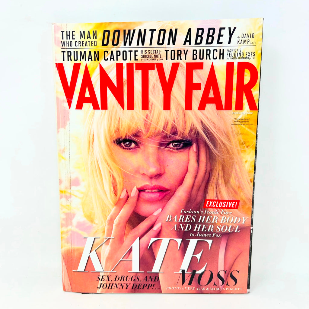 Vanity Fair Magazine December 2012 Kate Moss Cover