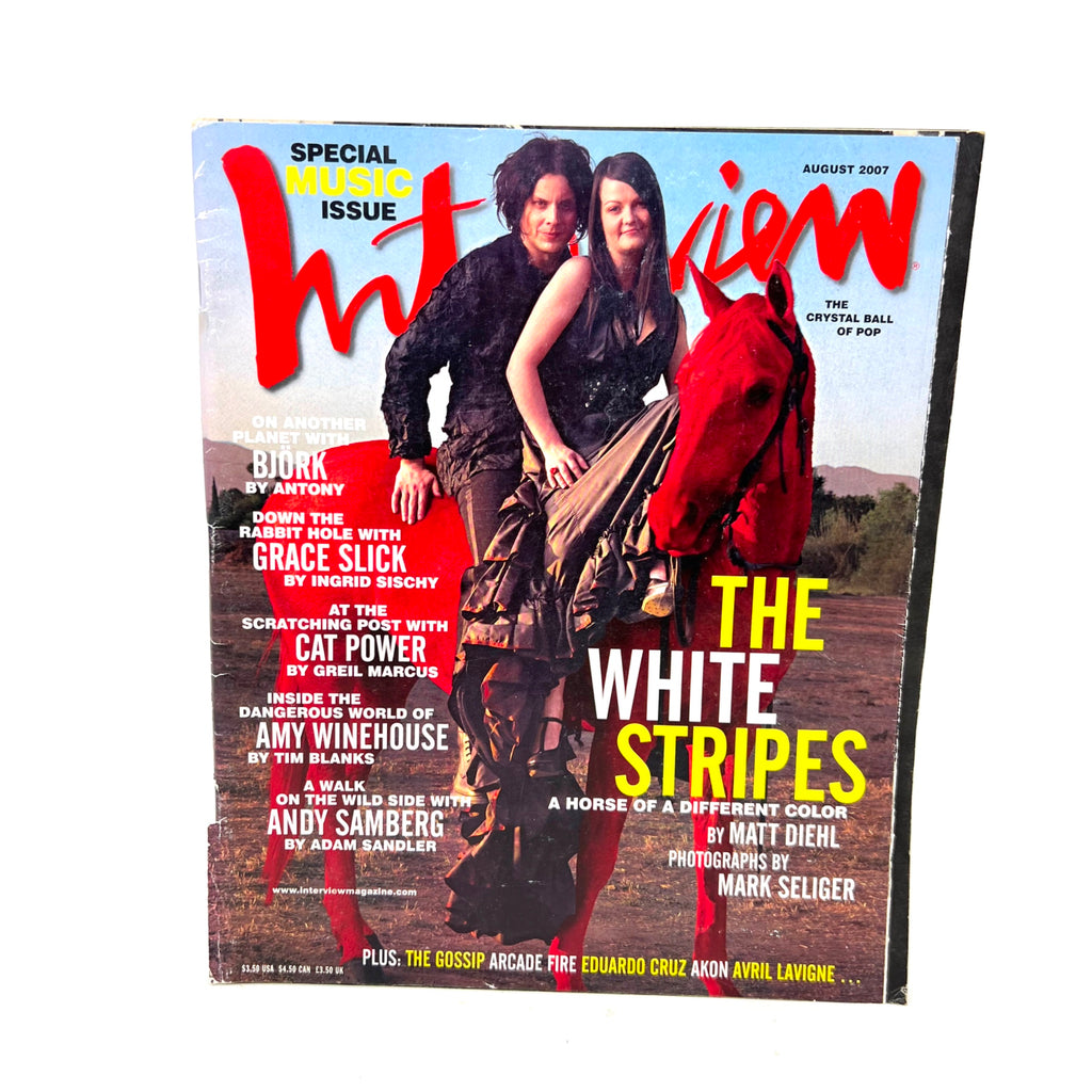 Interview Magazine August 2007 The White Stripes A Horse Of A Different Color