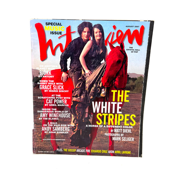 Interview Magazine August 2007 The White Stripes A Horse Of A Different Color