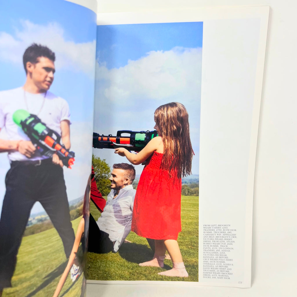VOGUE BRITISH MAGAZINE, THE BECKHAMS ON FAMILY FAME & FASHION OCTOBER, 2018