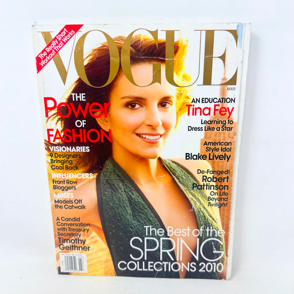 Vogue Magazine March 2010 Tina Fey Blake Cover