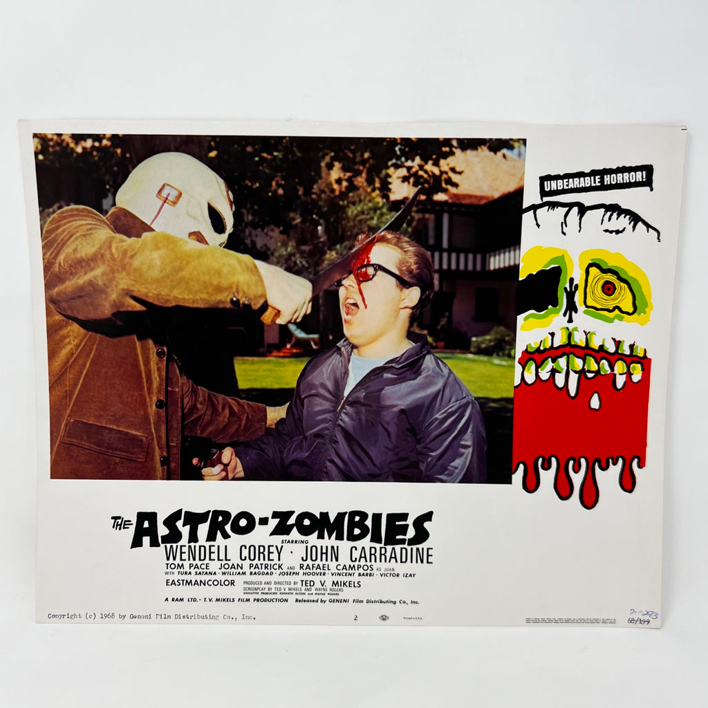 The Astro-Zombies Unbearable Horror Lobby Card No.2