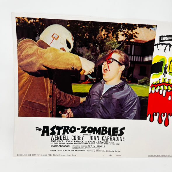 The Astro-Zombies Unbearable Horror Lobby Card No.2