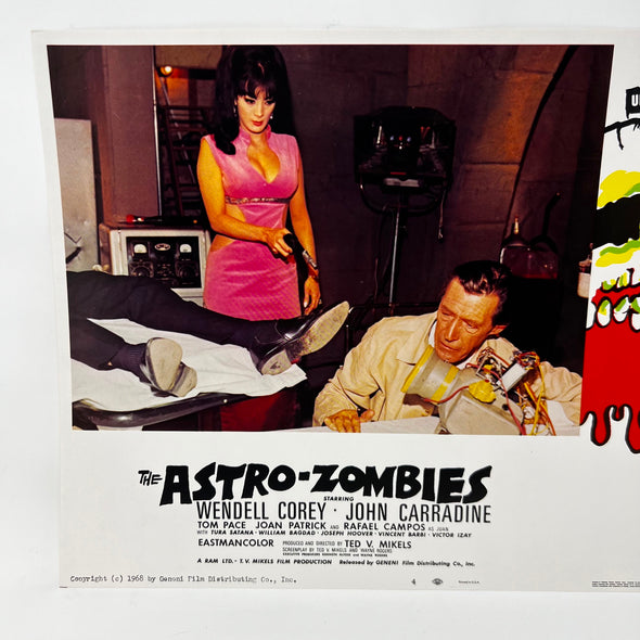 The Astro-Zombies Unbearable Horror Lobby Card No.4