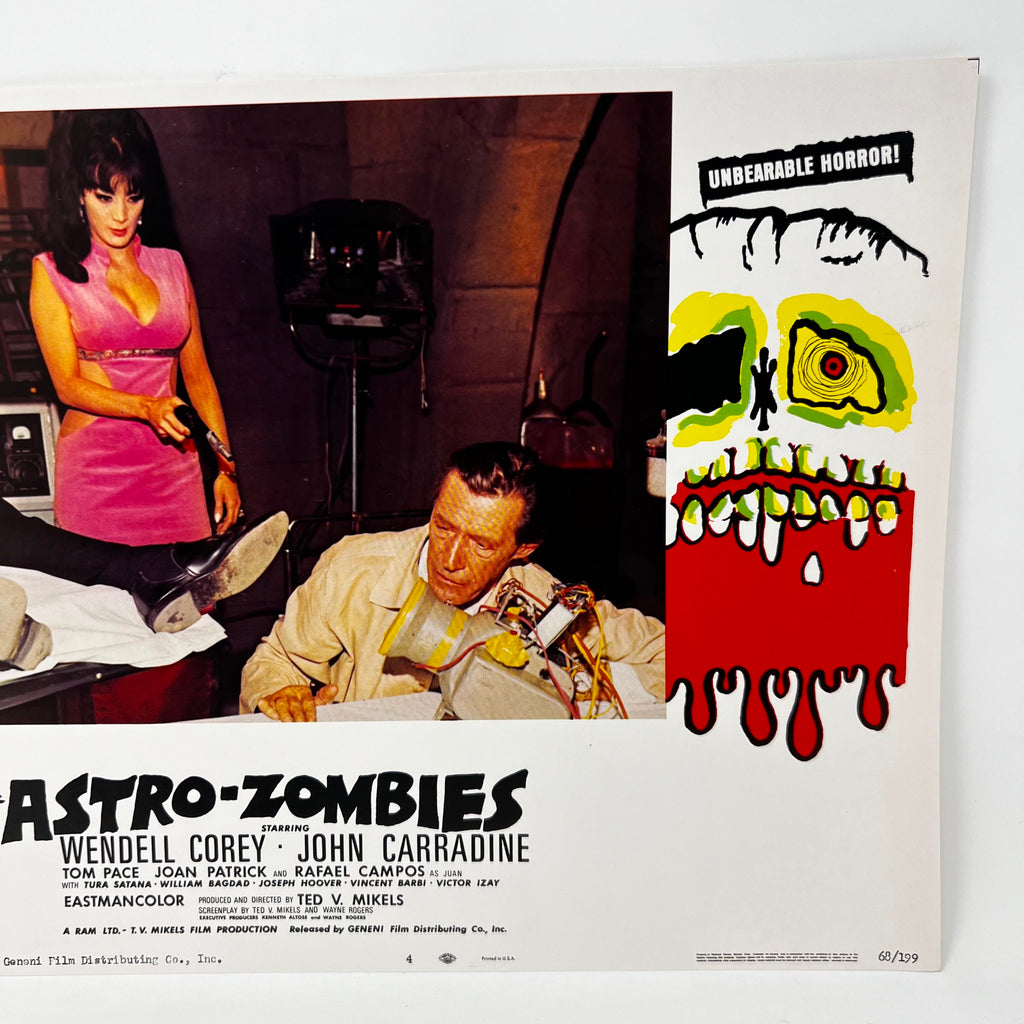 The Astro-Zombies Unbearable Horror Lobby Card No.4