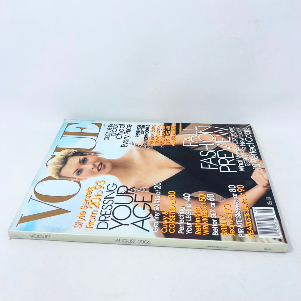 Vogue Magazine August 2006 Linda Evangelista Cover