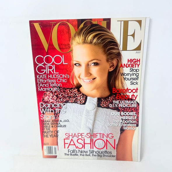 Vogue Magazine July 2006 Cool Girl Kate Hudson Cover