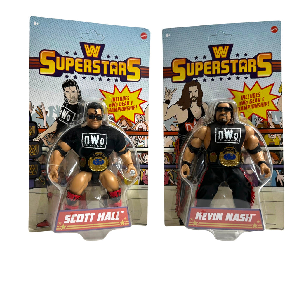 WWE Superstars NWO Scott Hall & Kevin Nash Action Figure w Belt
