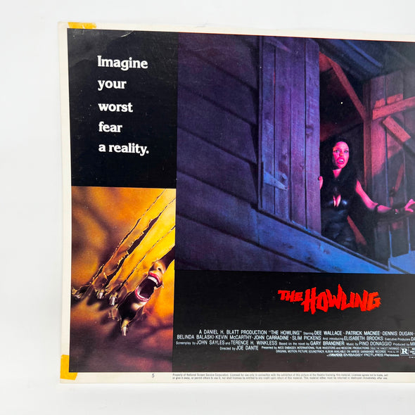 The Howling Horror Collectible movie Lobby Card No.5