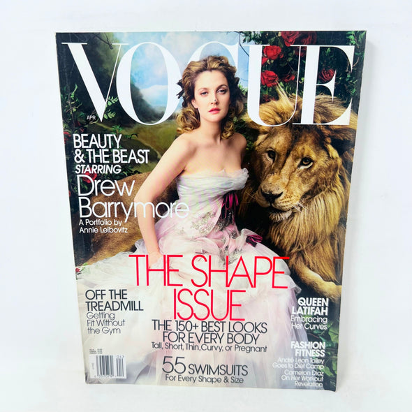 Vogue Magazine April 2005 DREW BARRYMORE Cover