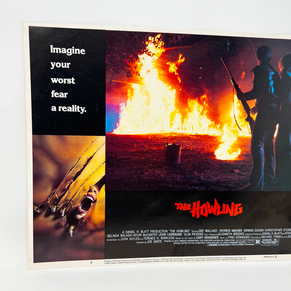 The Howling Horror Collectible movie Lobby Card No.6