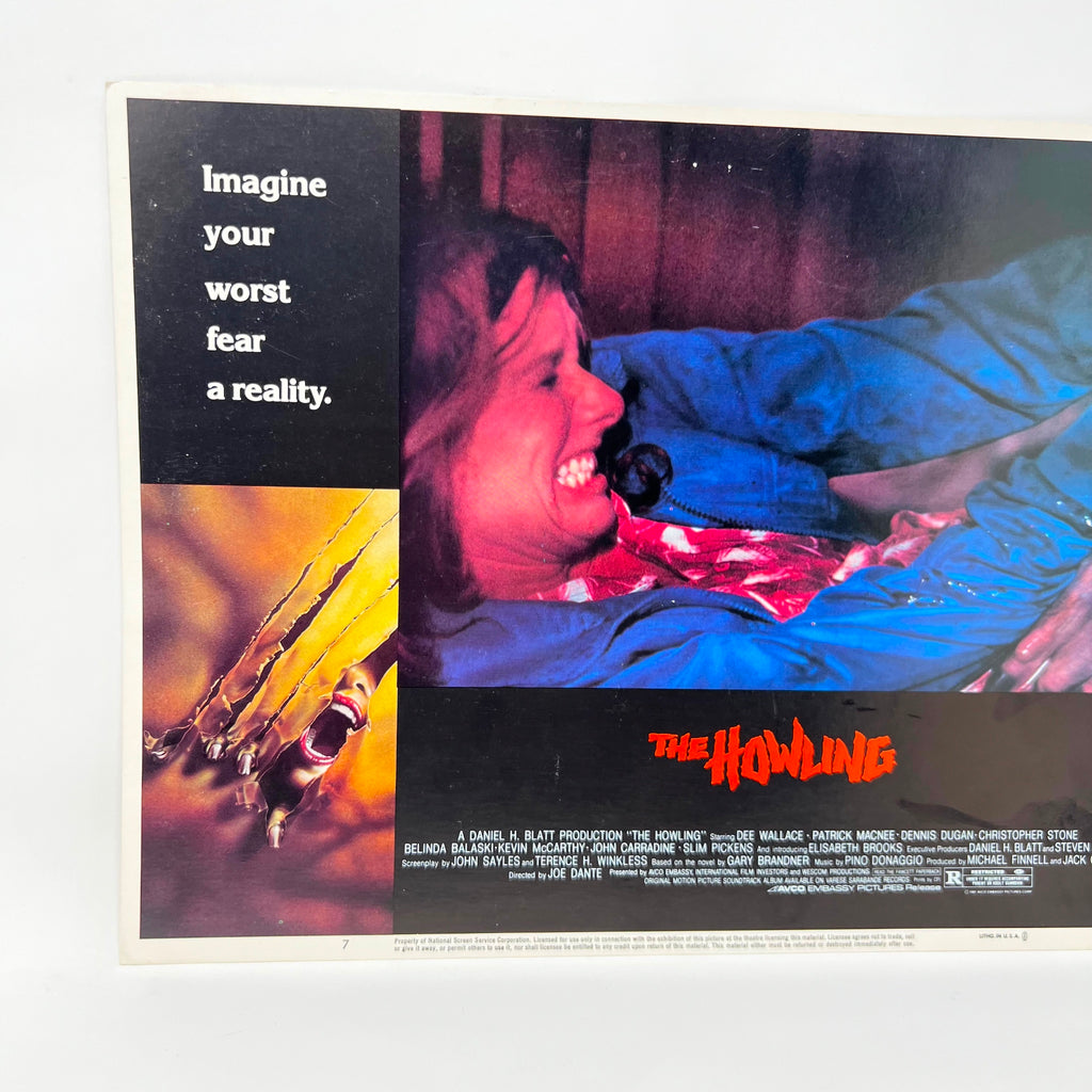 The Howling Horror Collectible movie Lobby Card No.7