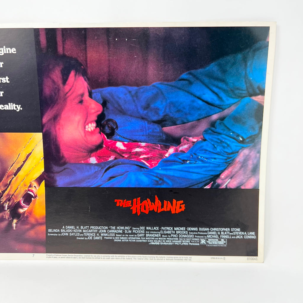 The Howling Horror Collectible movie Lobby Card No.7