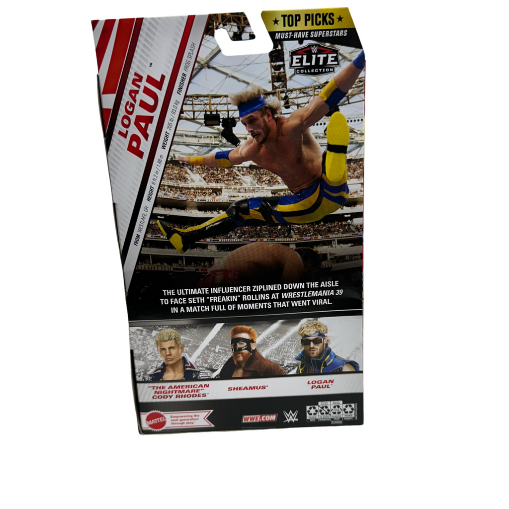 WWE Elite Collection Top Picks Logan Paul Prime Wrestling Action Figure